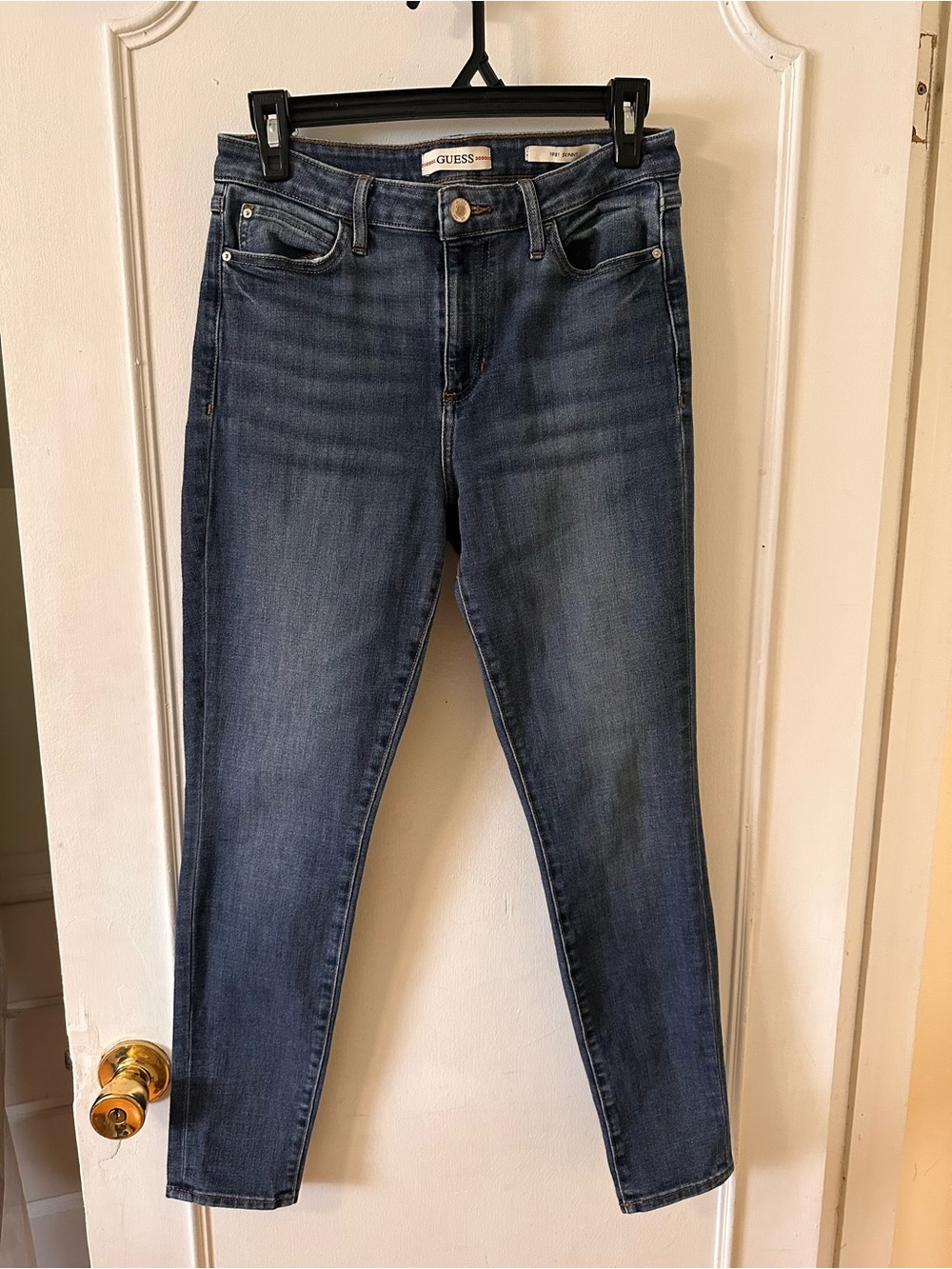 GUESS Women's Blue Slim Skinny Jeans